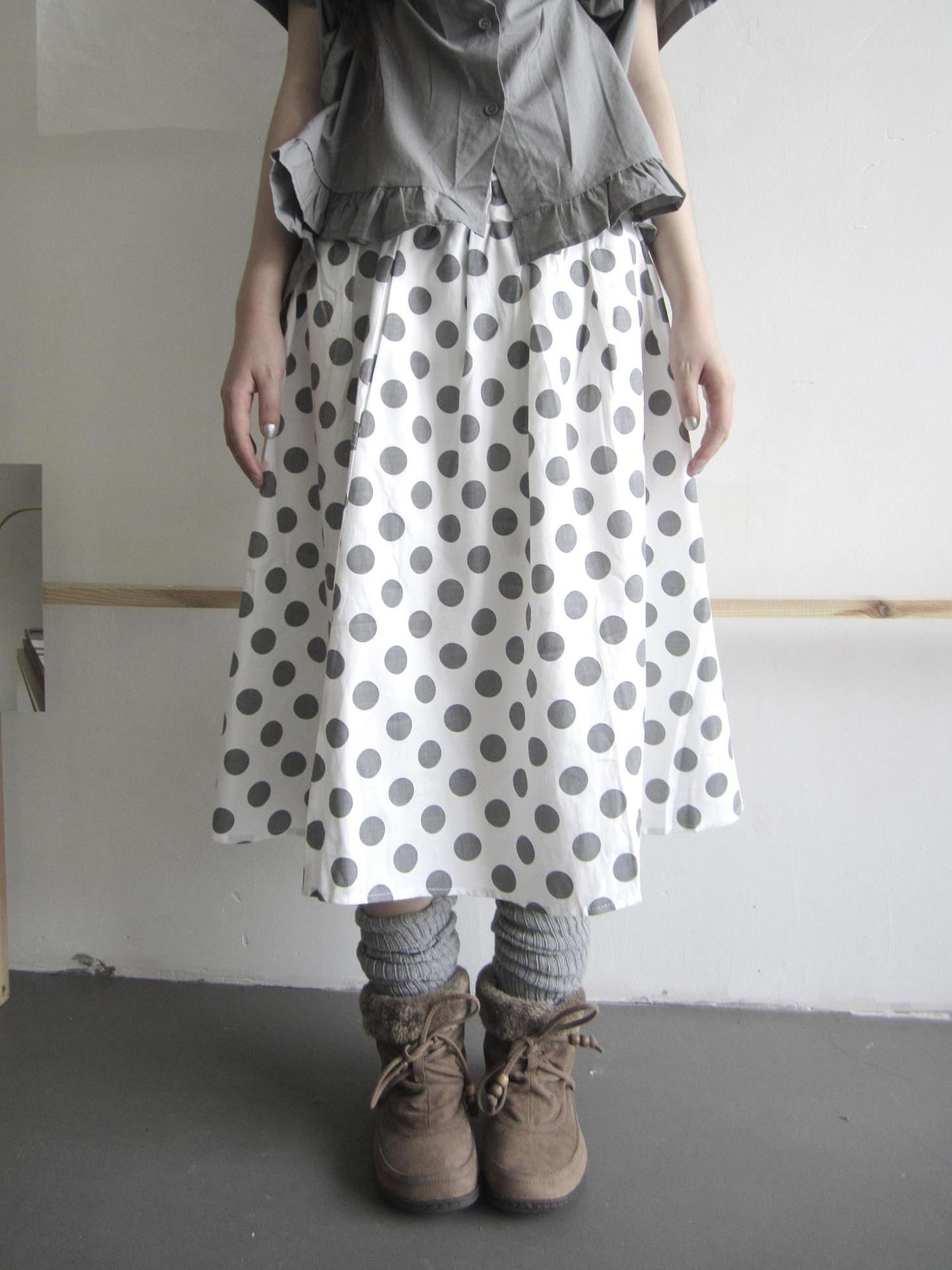 ang project Retro Polka Dot Print Women&