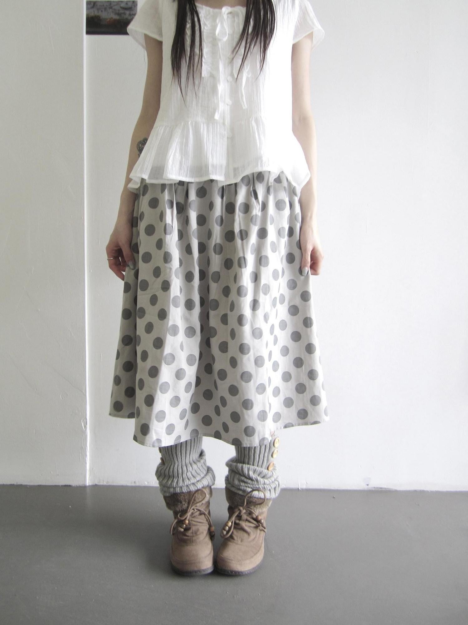 ang project Retro Polka Dot Print Women&