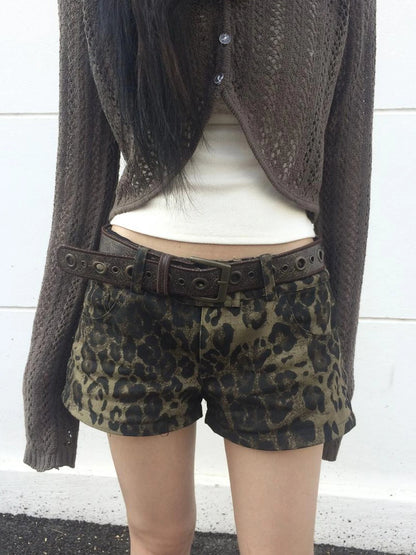 Retro Ribbon Trimmed Black And Gray Striped Knit Camisole Top