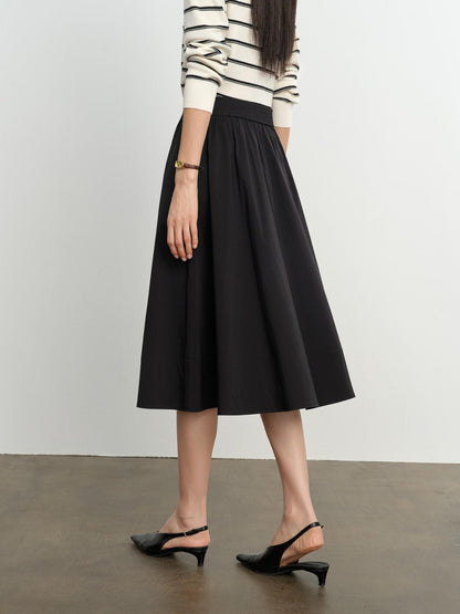 ang project Sage Green Striped Layered Drape Neck Women&