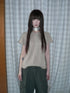 ang_project_Semi_Sheer_Openwork_Cutout_Half_Button_Short_Sleeve_Women&