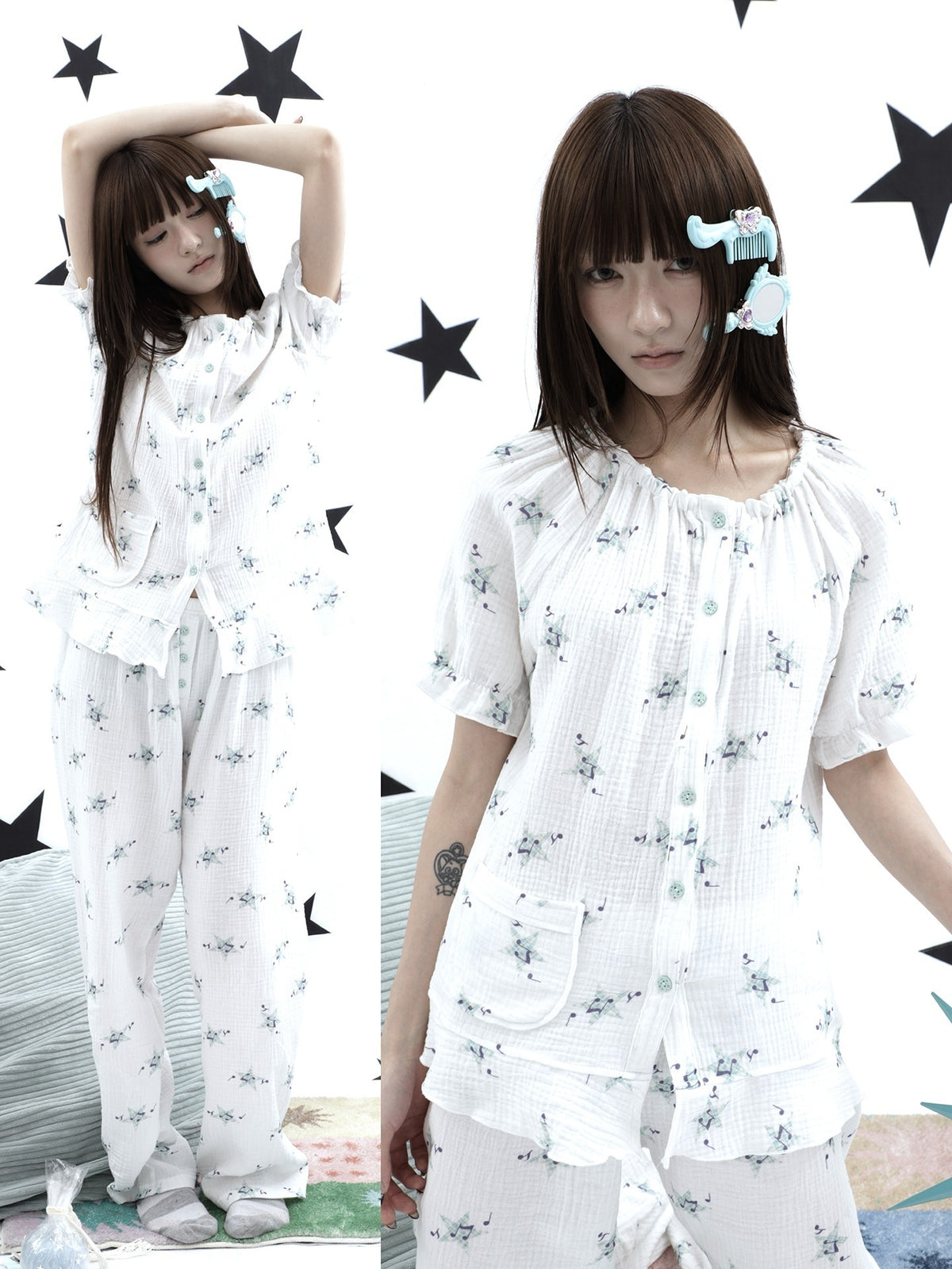 ang_project_Soft_Music_Note_Print_Double_Layer_Cotton_Women&