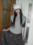ang_project_Solid_Gray_Korean_Minimal_Casual_Round_Neck_Layered_Short_Sleeve_Women&