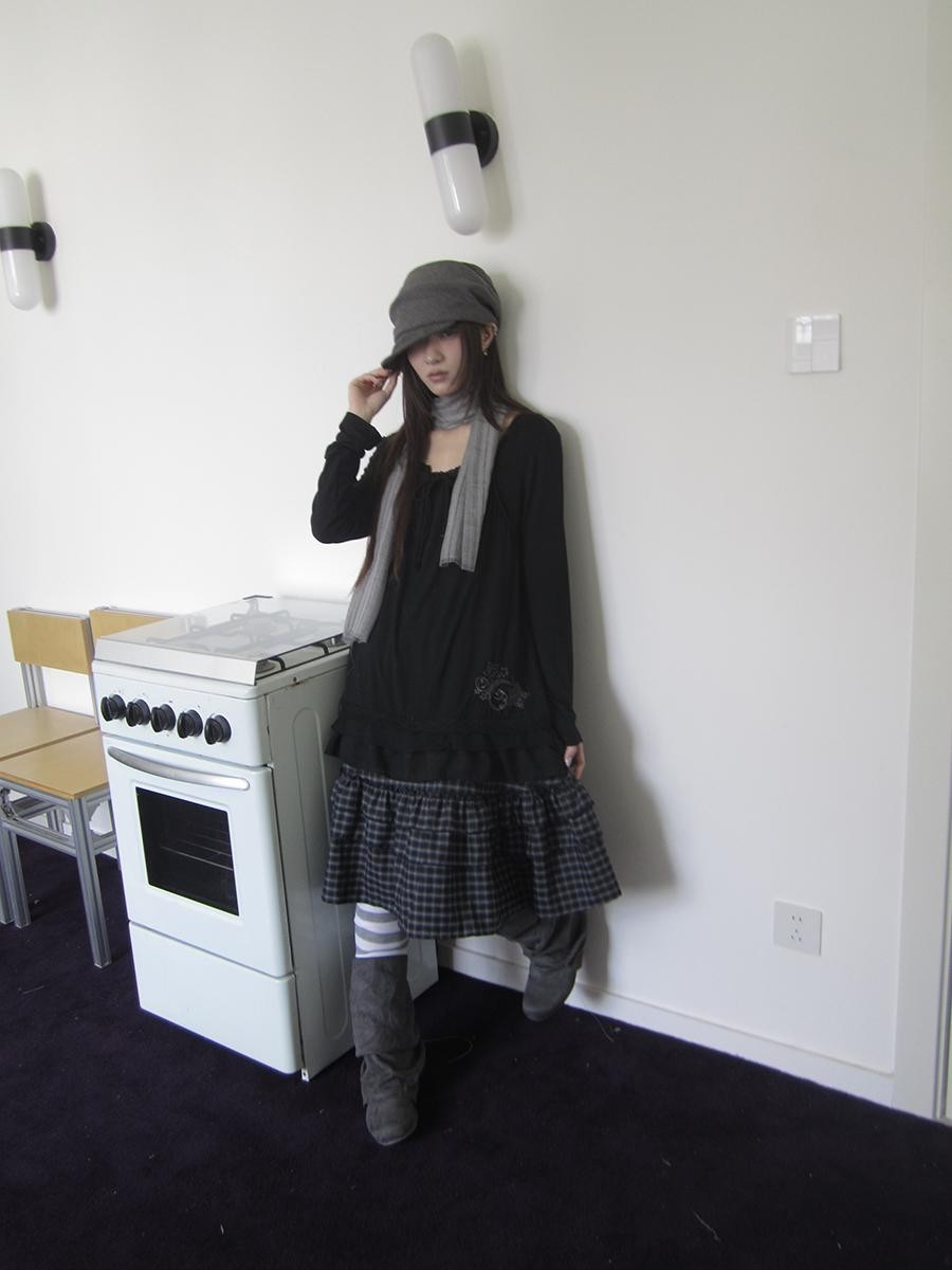 ang project Star Embroidered Lace Mesh Splice Tie Women&