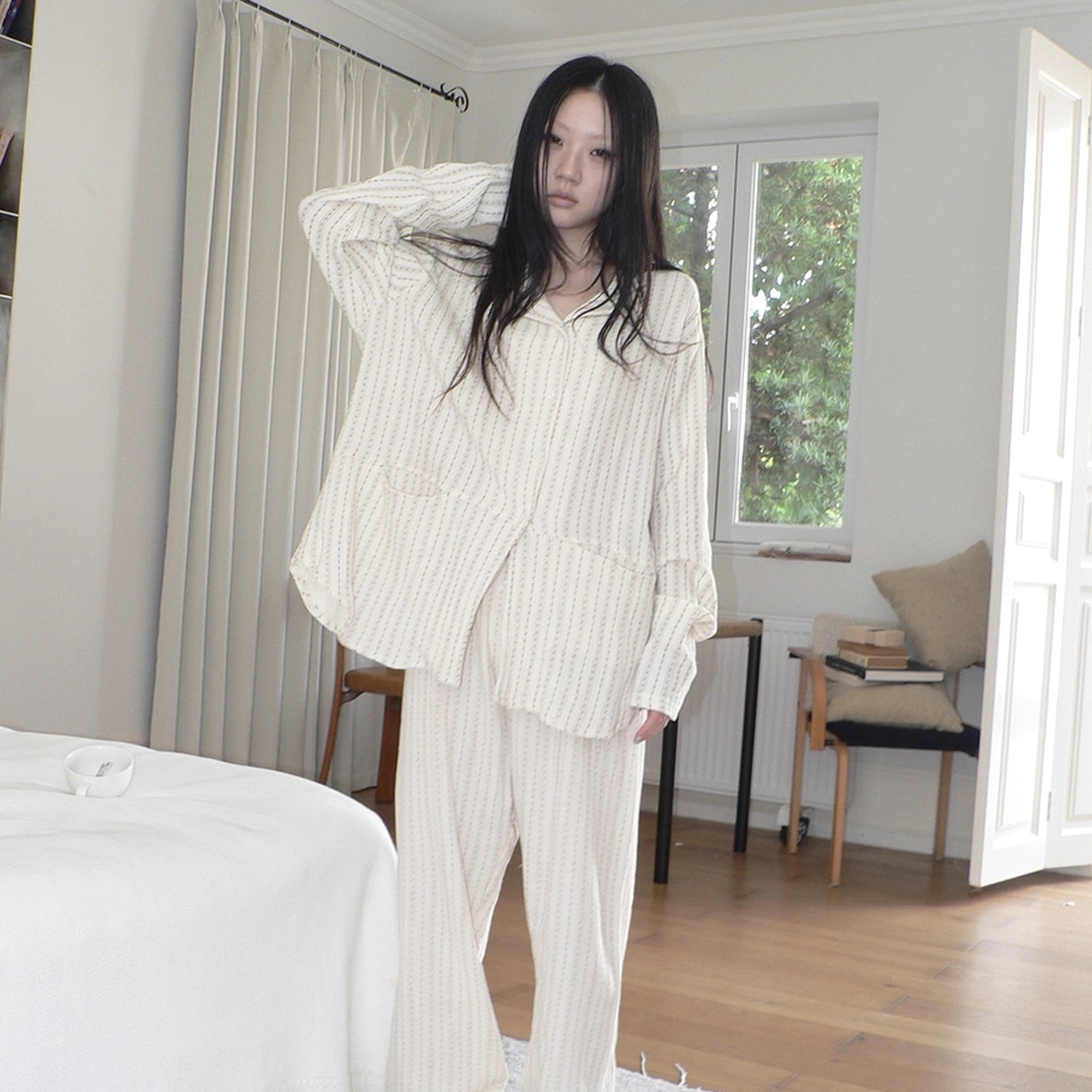 ang_project_Stars_Print_Double_Gauze_Pajama_Set_MISSTT