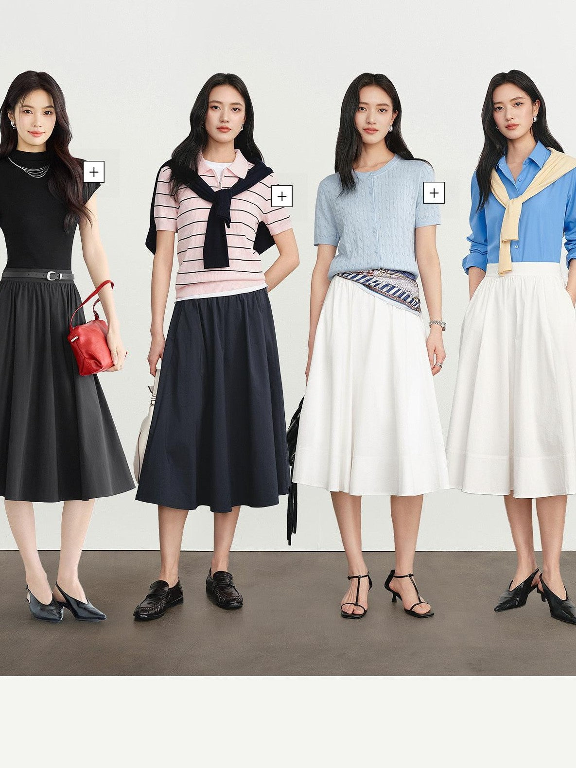 ang project Striped Colorblock Faux Layered Ruched Neck Women&