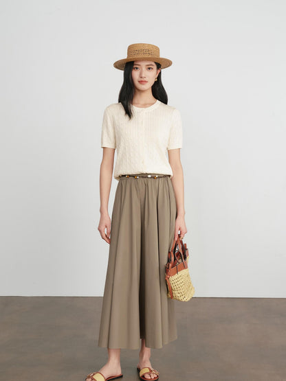 ang project Striped Contrast Layered Draped Neck Ruched Women&