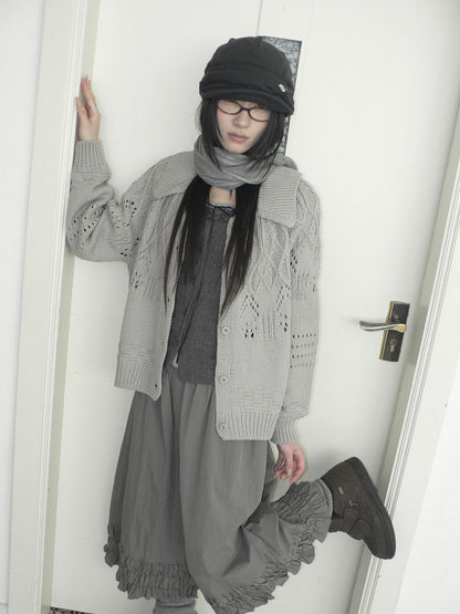 ang project Striped Handmade Pleated Wide Brim Vintage Women&