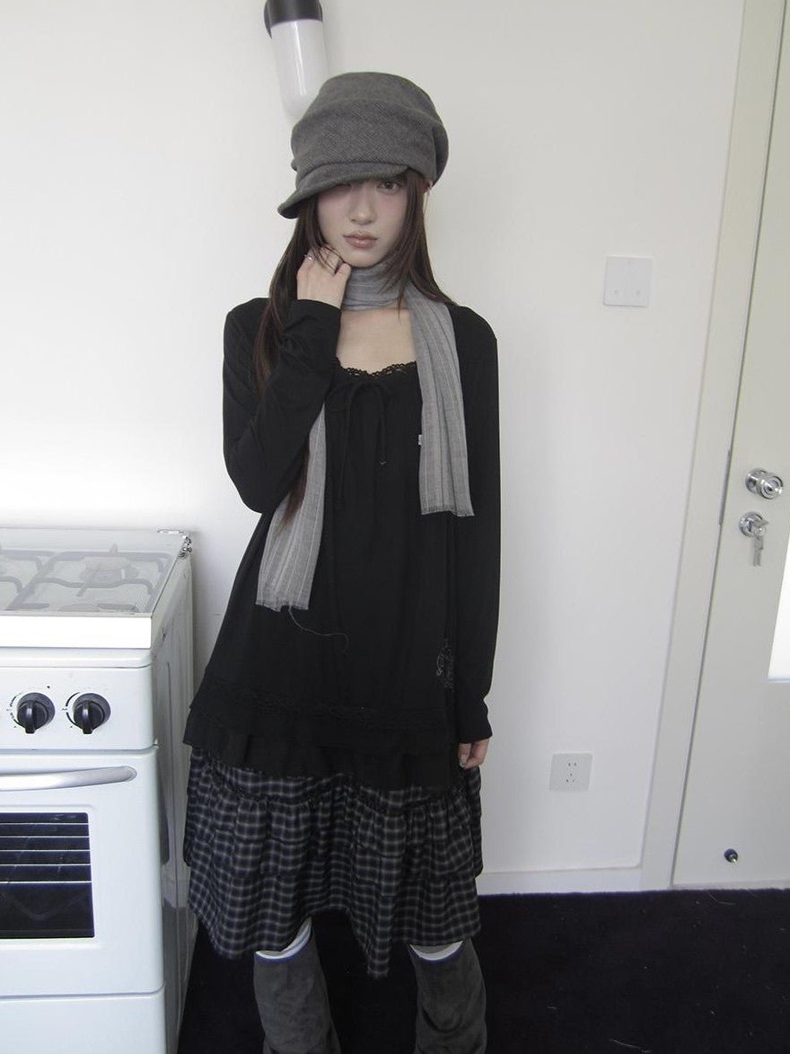 ang project Striped Hollow Out Lightweight Raw Edge Women&