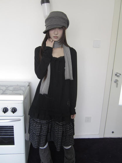 ang project Striped Hollow Out Lightweight Raw Edge Women&