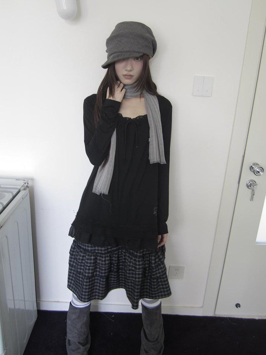 ang project Striped Hollow Out Lightweight Raw Edge Women&