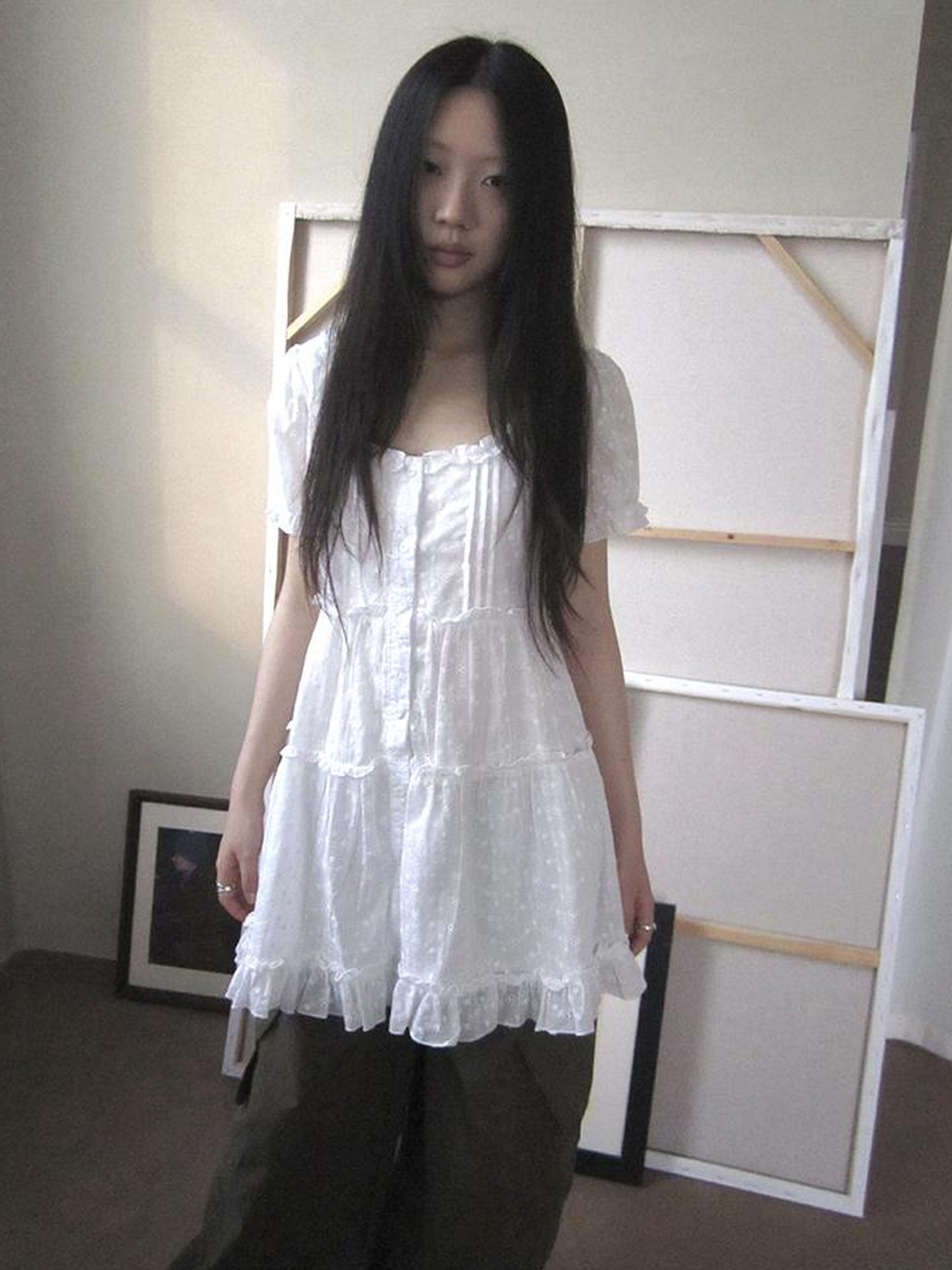 ang project Summer Ballet Sleeve Cotton Top
