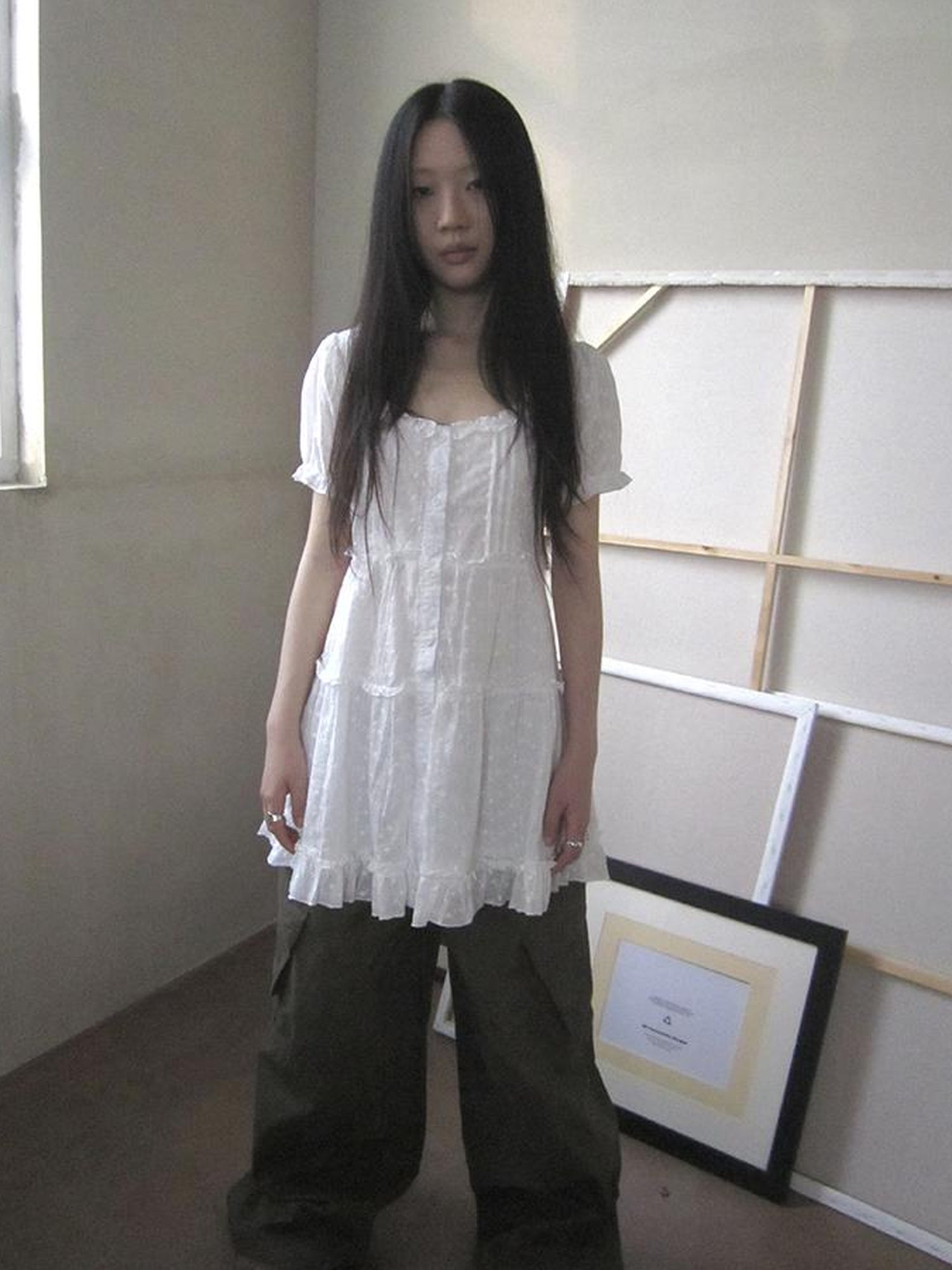 ang project Summer Ballet Sleeve Cotton Top