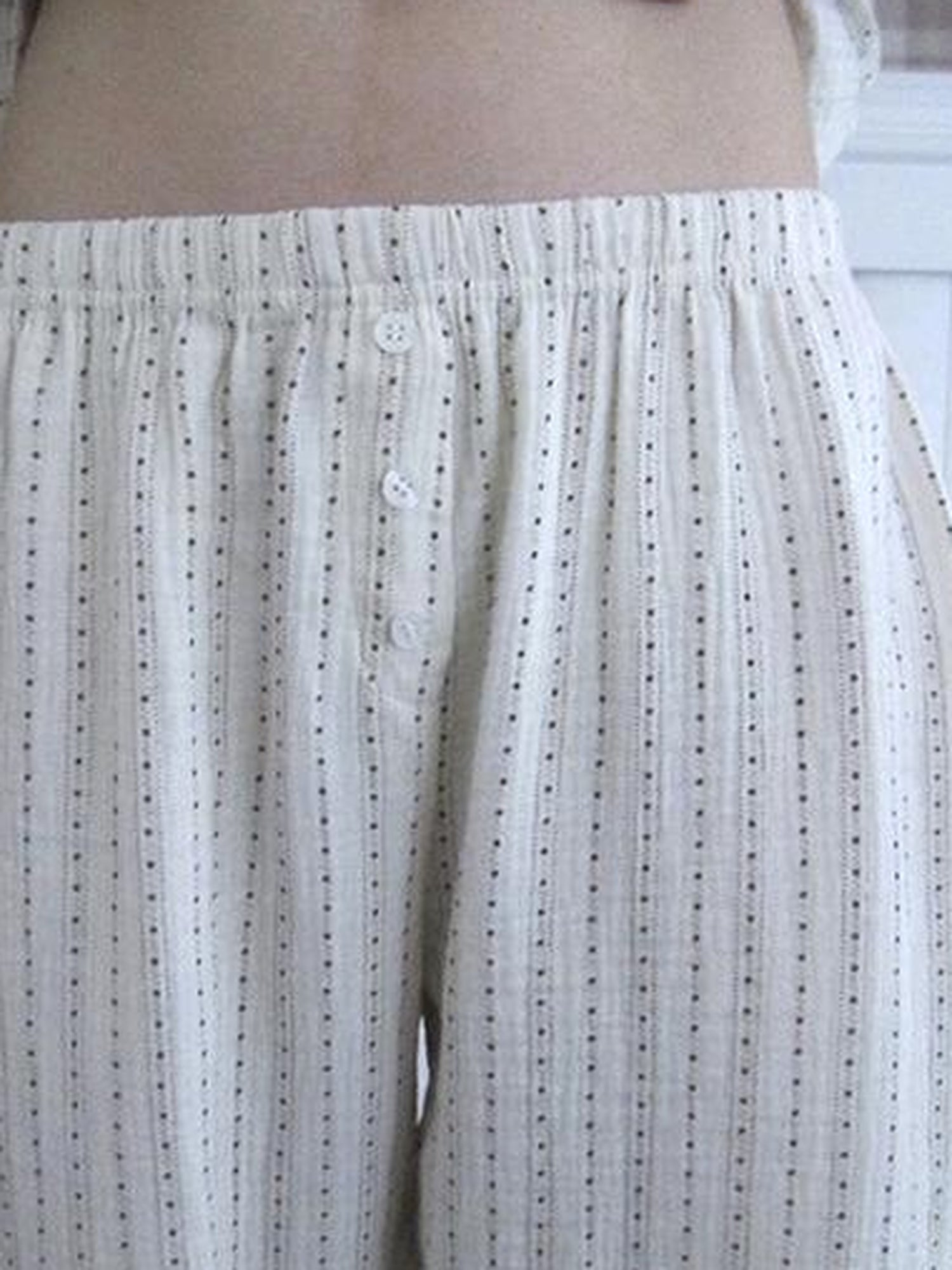 ang project Summer Star Double Layer Cotton Gauze Short Sleeve Sleepwear Set