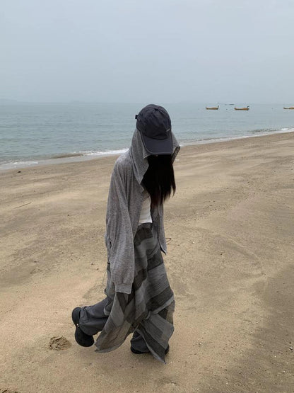 Summer Stripe Layered Slip Skirt