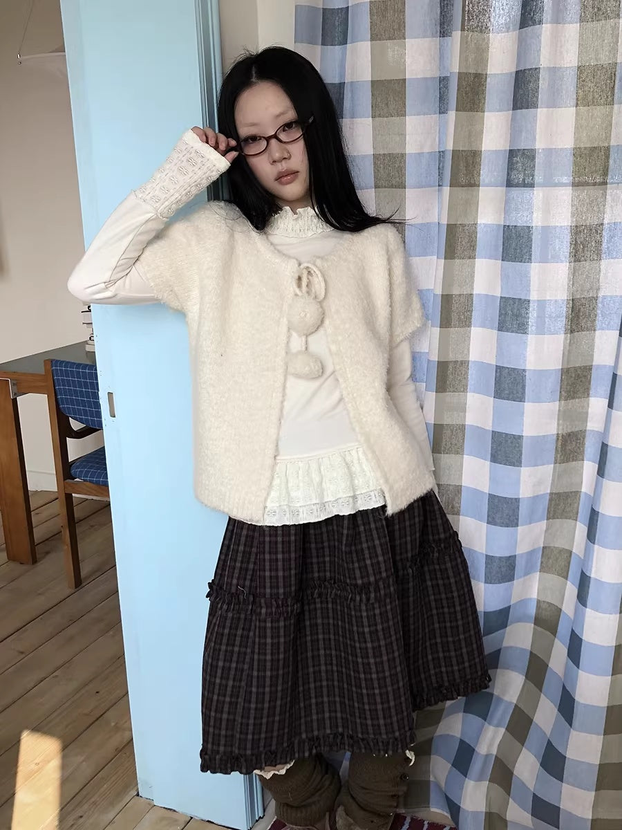 ang_project_Tie_Front_Knit_Korean_Loose_Layering_Womens_Short_Sleeve_Button_Cardigans_MISSTT