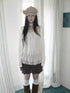 ang project Two Piece Polka Dot Korean Long Sleeve Pullover Women Apricot Mint T-Shirt