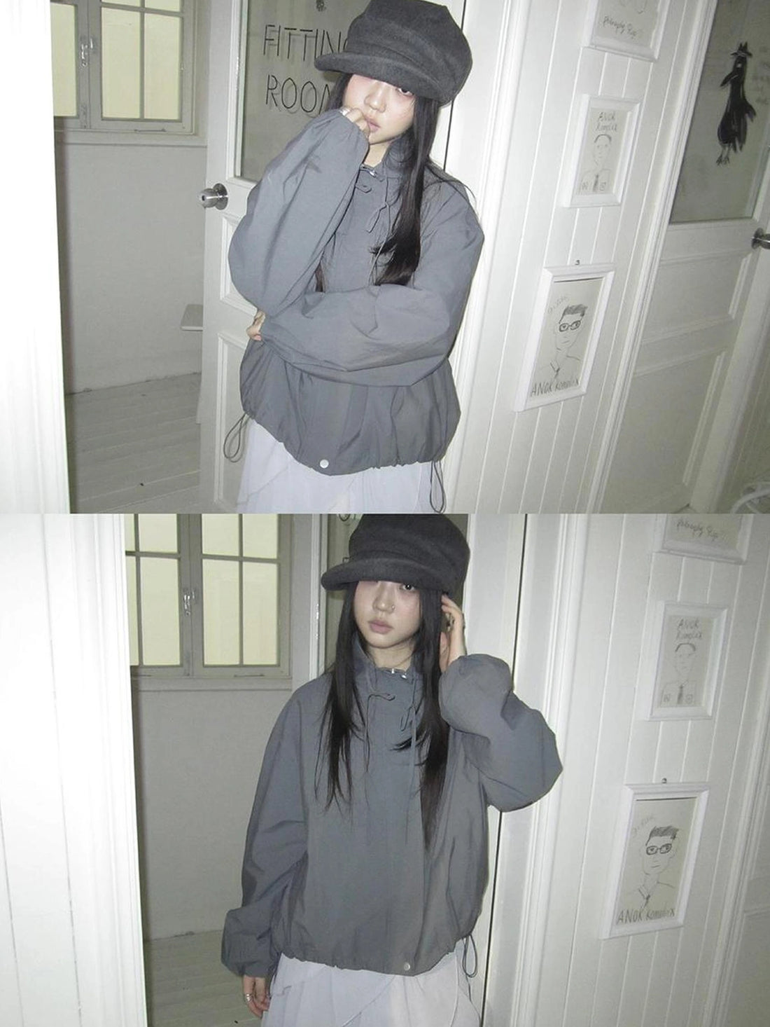 ang project Utility Zipper Jacket With Adjustable Hood Jacket