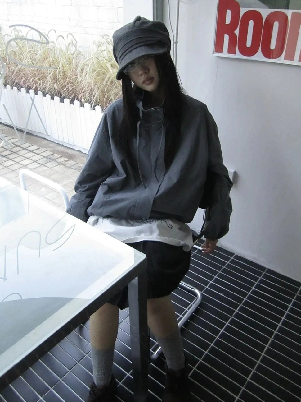 ang project Utility Zipper Jacket With Adjustable Hood Jacket