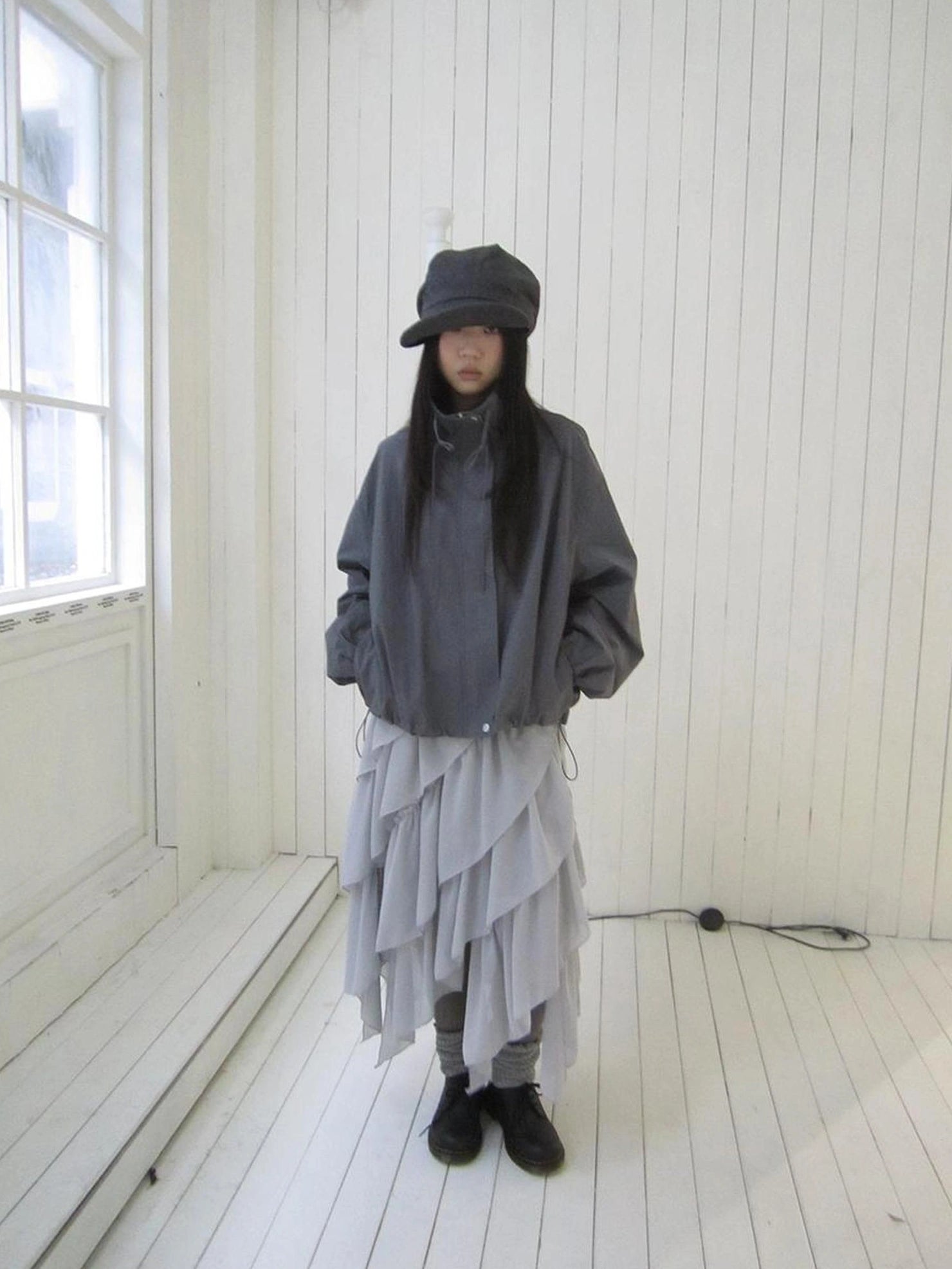 ang project Utility Zipper Jacket With Adjustable Hood Jacket