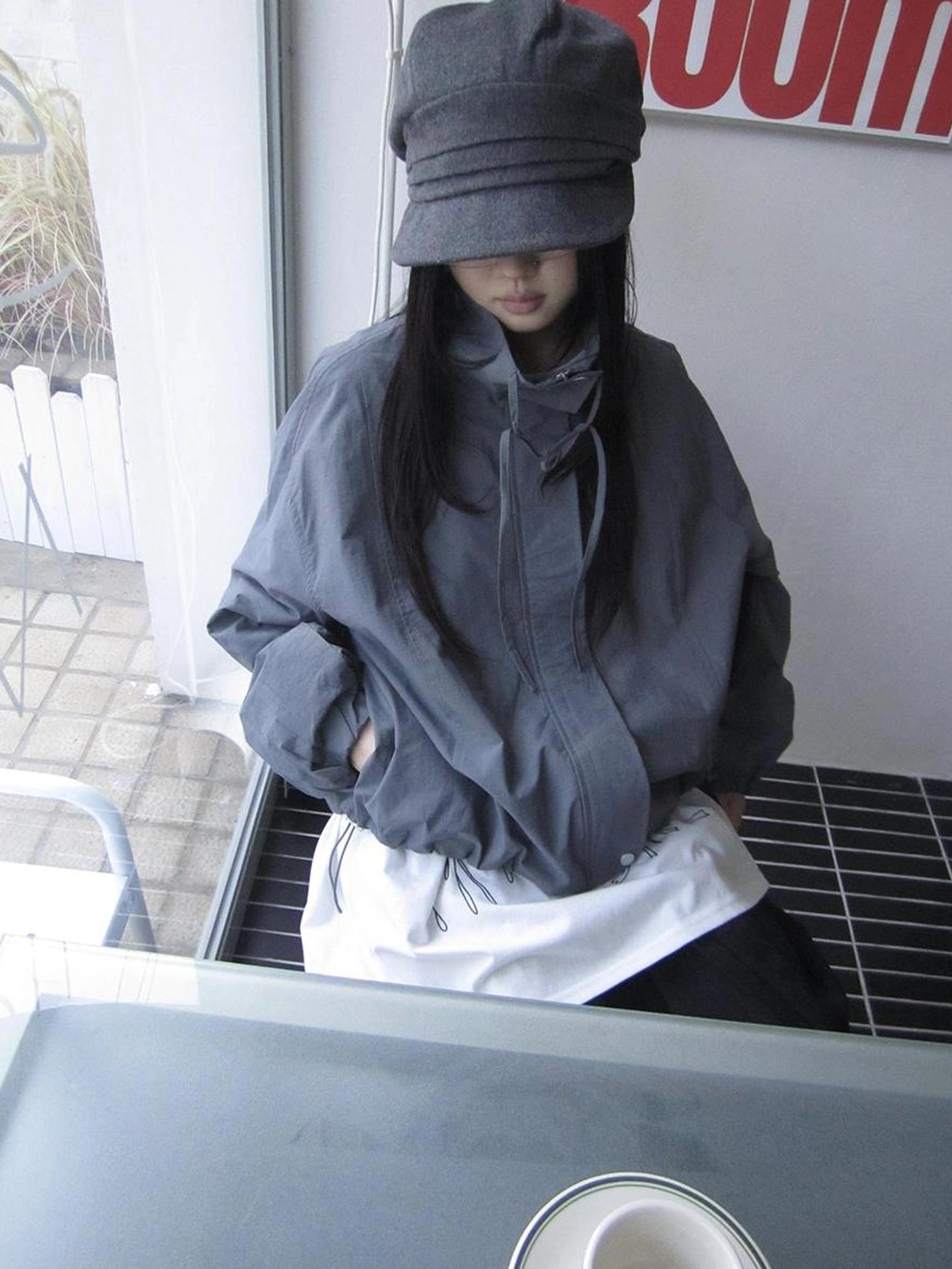 ang project Utility Zipper Jacket With Adjustable Hood Jacket