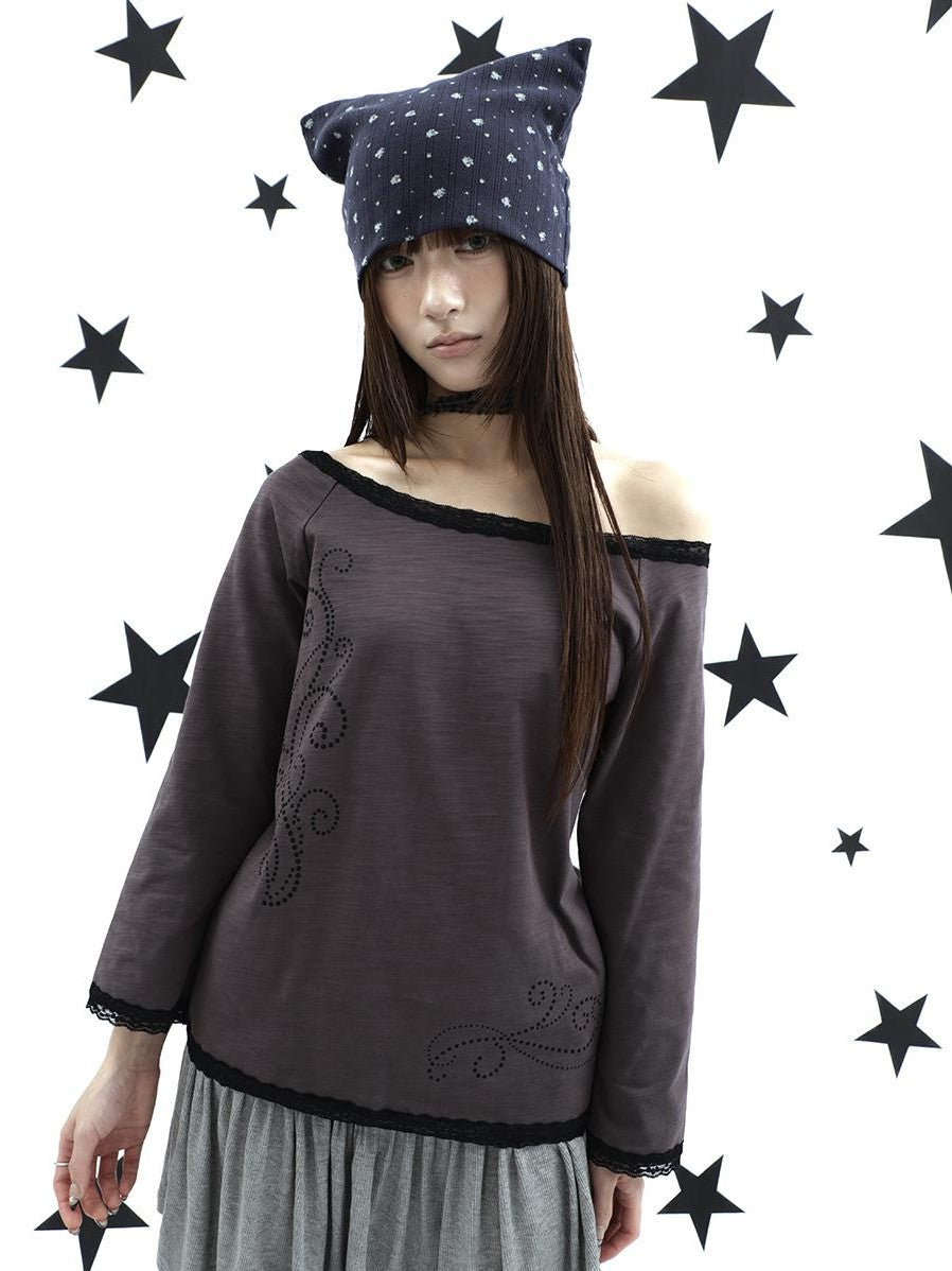 ang project Vine Print Lace Splice Convertible Women&