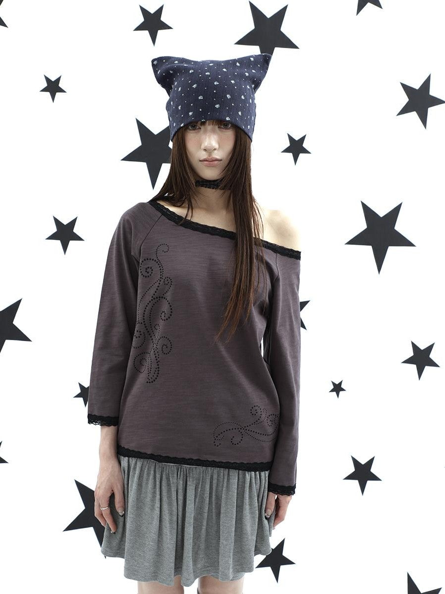 ang project Vine Print Lace Splice Convertible Women&