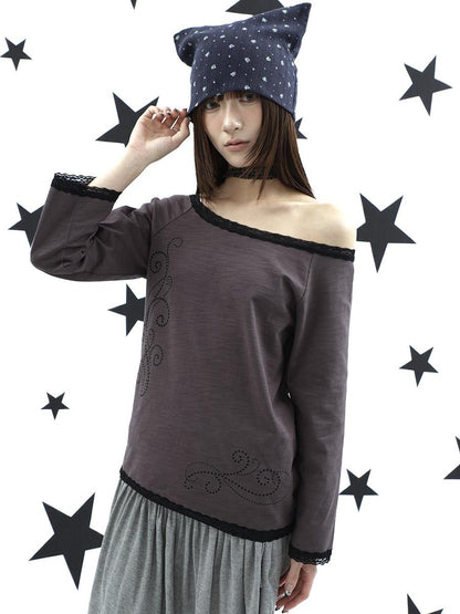 ang project Vine Print Lace Splice Convertible Women&