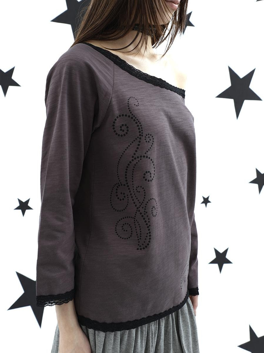 ang project Vine Print Lace Splice Convertible Women&