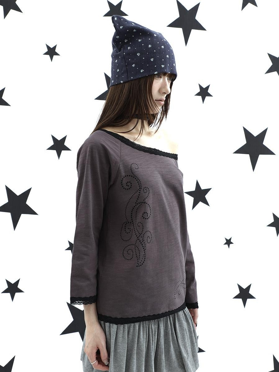 ang project Vine Print Lace Splice Convertible Women&