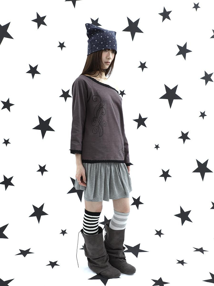 ang project Vine Print Lace Splice Convertible Women&