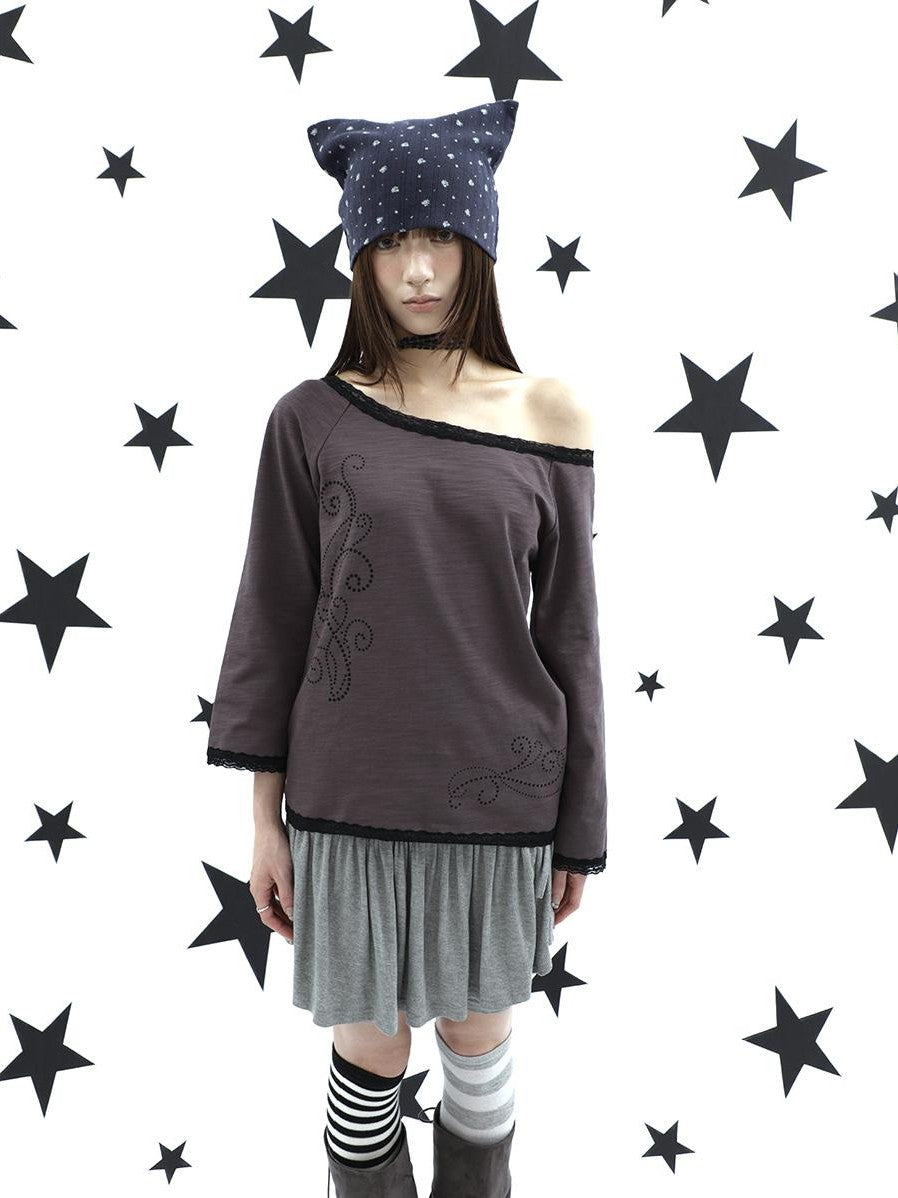ang project Vine Print Lace Splice Convertible Women&