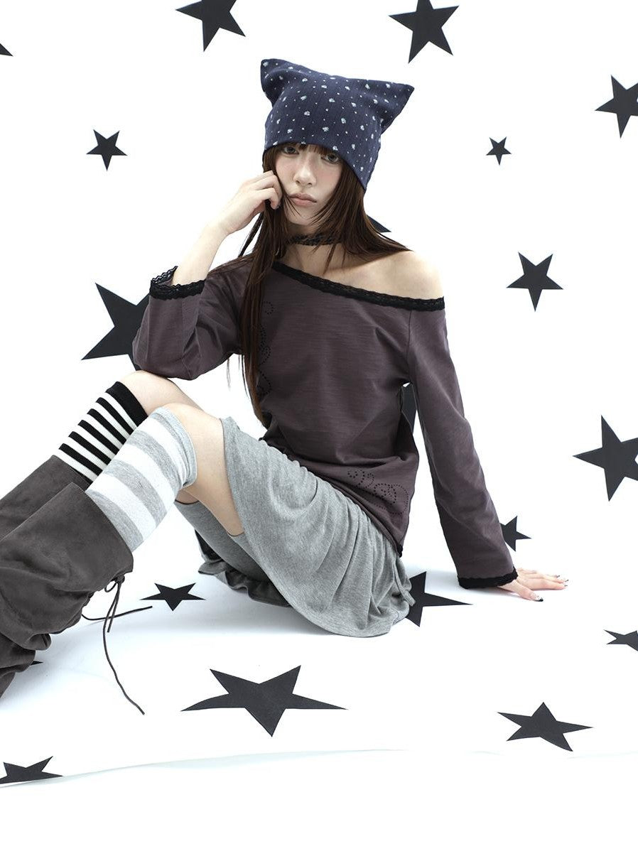 ang project Vine Print Lace Splice Convertible Women&