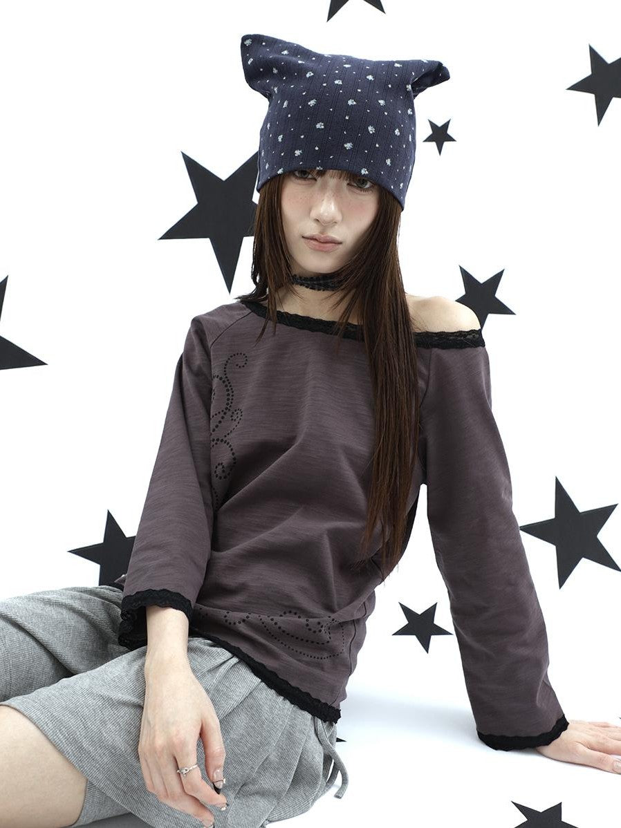 ang project Vine Print Lace Splice Convertible Women&
