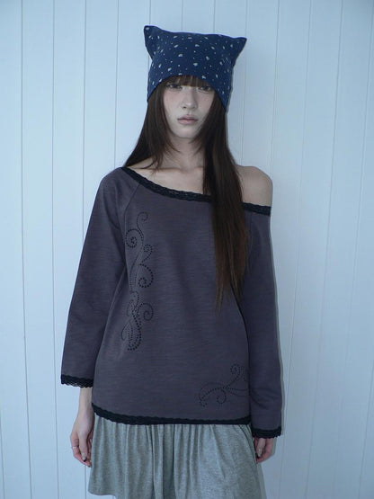 ang project Vine Print Lace Splice Convertible Women&