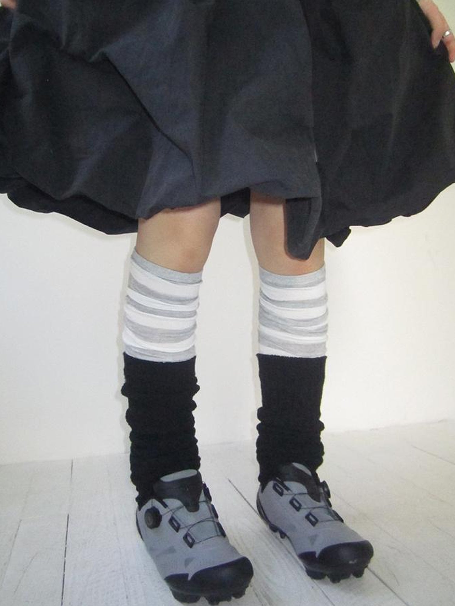 Vintage Puffrock mit Schleife in der Taille 