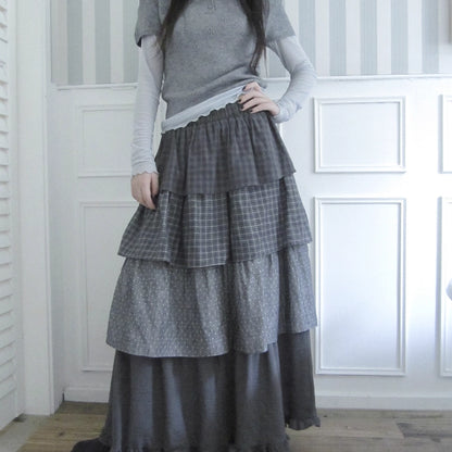 ang_project_Vintage_Checkered_Polka_Dot_Tiered_Ruffle_Skirt_MISSTT