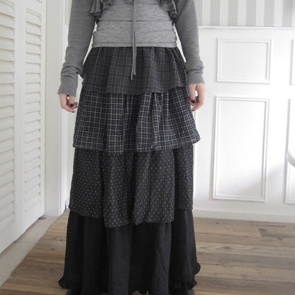 ang_project_Vintage_Checkered_Polka_Dot_Tiered_Ruffle_Skirt_MISSTT