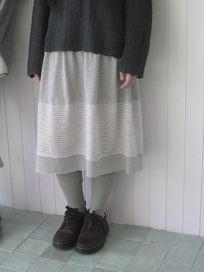 ang project Vintage Contrast Stripe Patchwork Women&