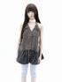 ang_project_Vintage_Distressed_V-neck_Lace_Up_Frayed_Edges_Women&