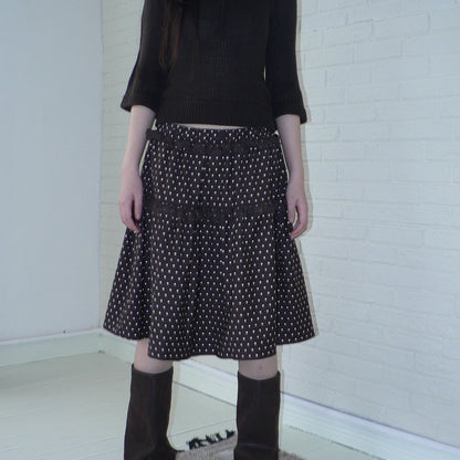 ang_project_Vintage_Dot_Print_A_Line_Skirt_With_Lace_Trim_MISSTT