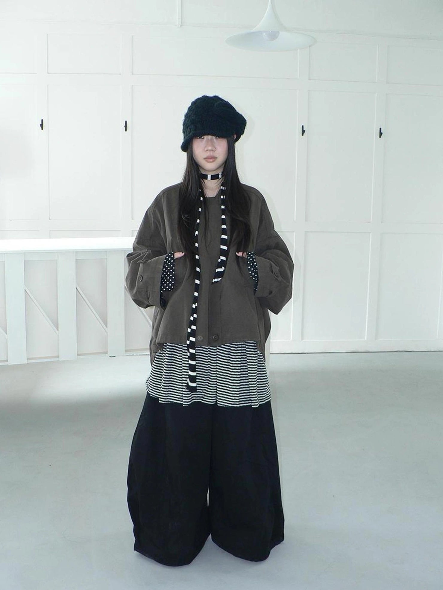 ang project Vintage Double Breasted Cropped Work Jacket Jacket