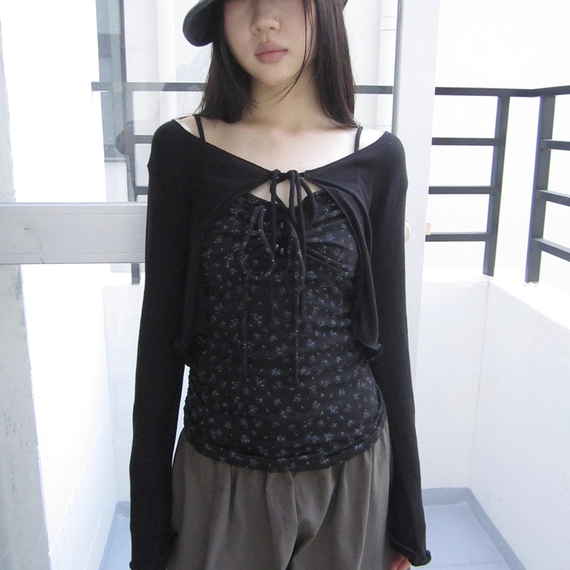 ang_project_Vintage_Floral_Tie_Front_Crop_Top_And_Long_Sleeve_Cover_Set_MISSTT