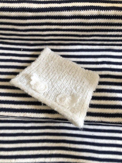 ang project Vintage Handknit Small Wing Cat Ear Women&