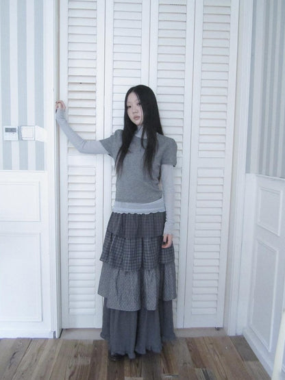 ang project Vintage Hollow Out Button Knit Women&