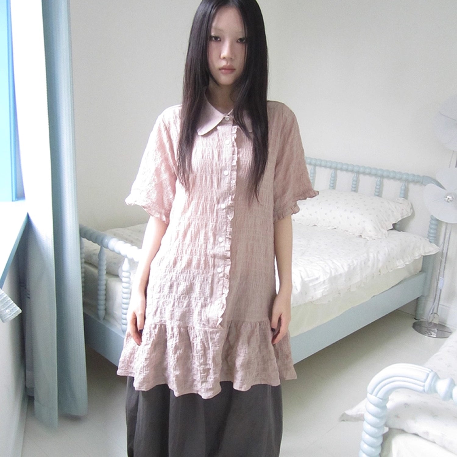 ang_project_Vintage_Houndstooth_Collar_Shirt_Dress_MISSTT