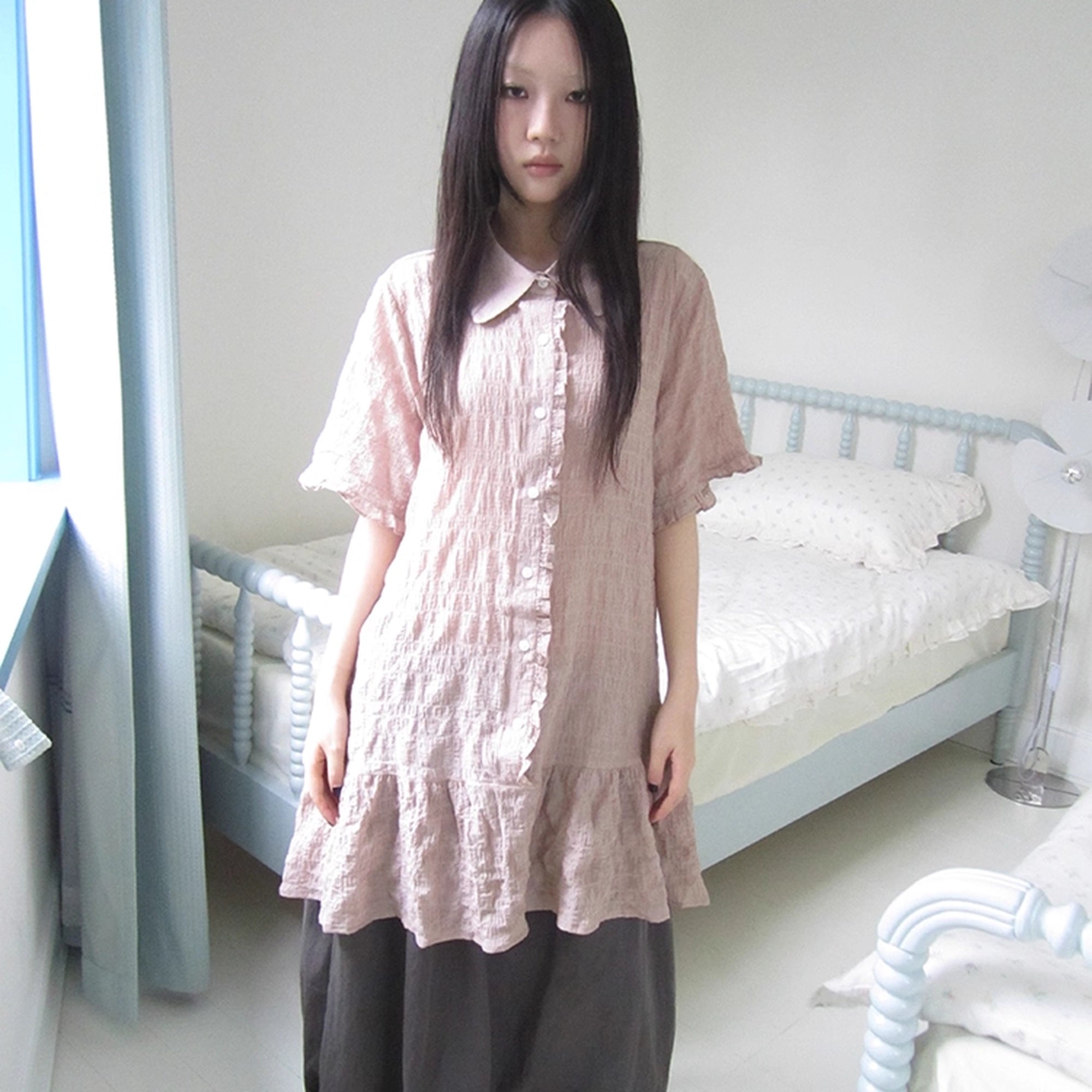 ang_project_Vintage_Houndstooth_Collar_Shirt_Dress_MISSTT