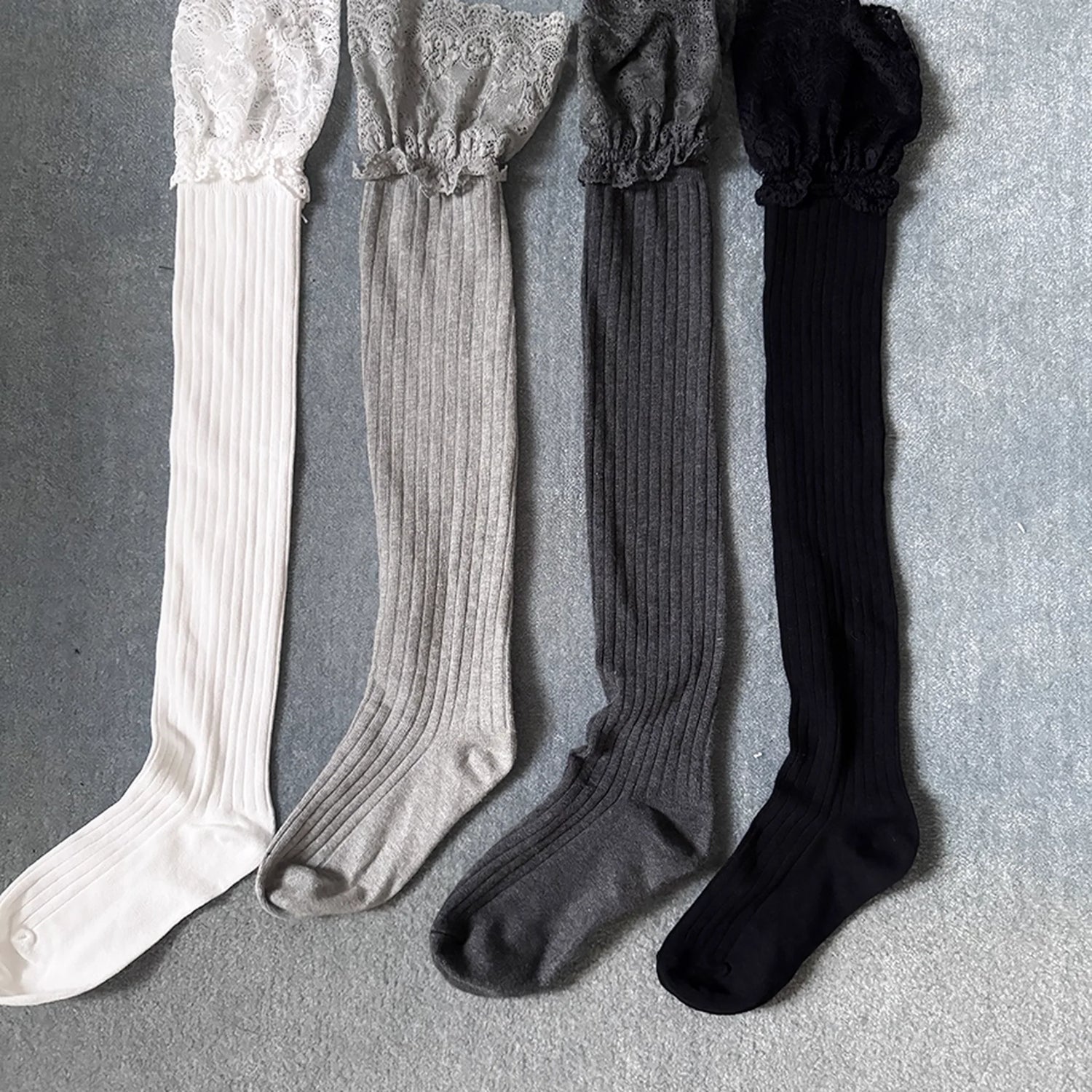 ang_project_Vintage_Lace_Trimmed_Knee_High_Stackable_Socks_MISSTT