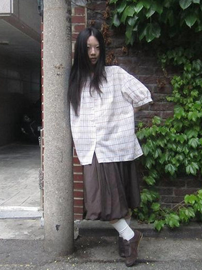 Vintage Lightweight Ruffle Bloom Skirt