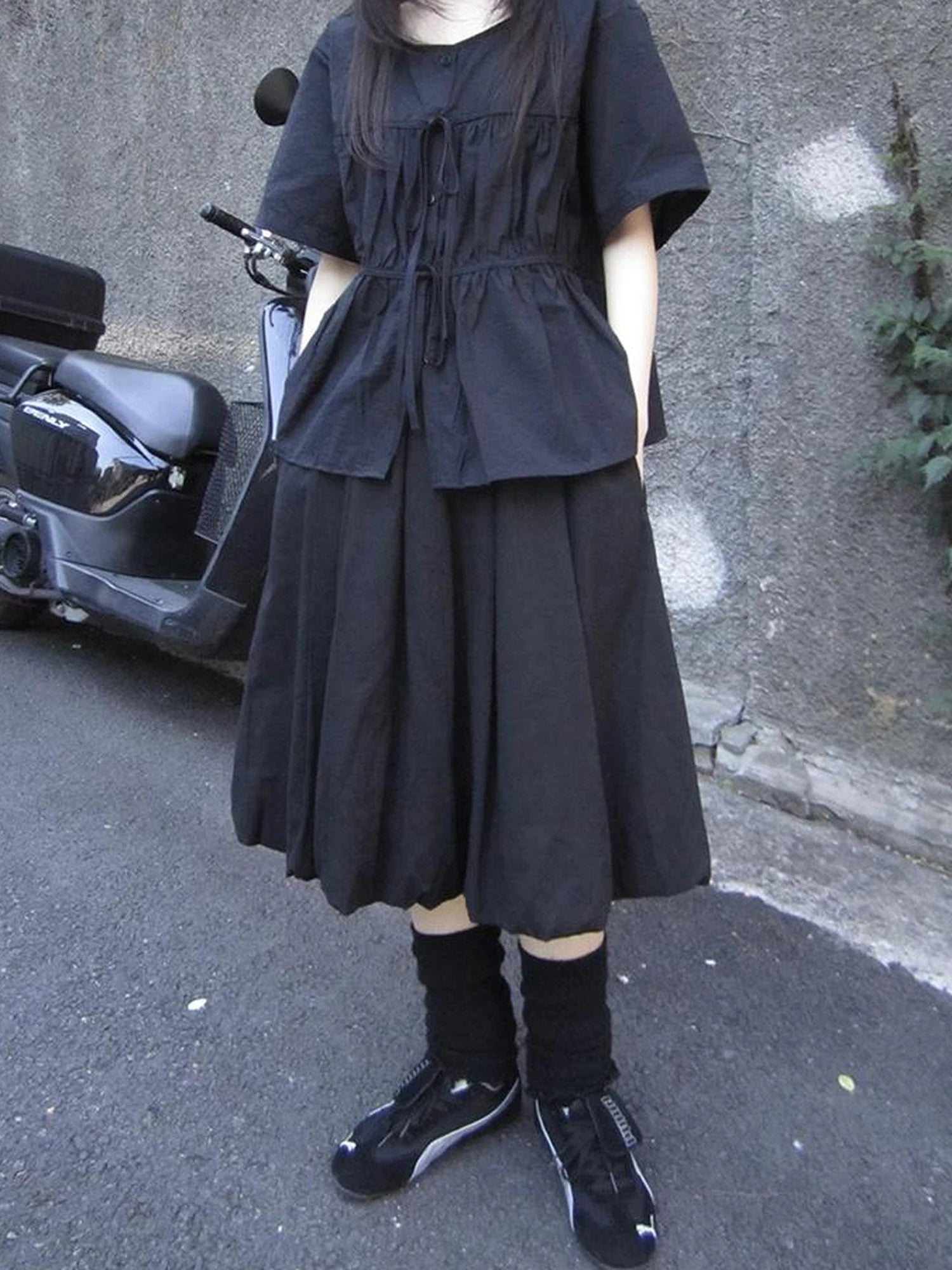 Vintage Lightweight Ruffle Bloom Skirt